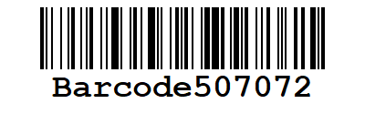 upc code 128 font